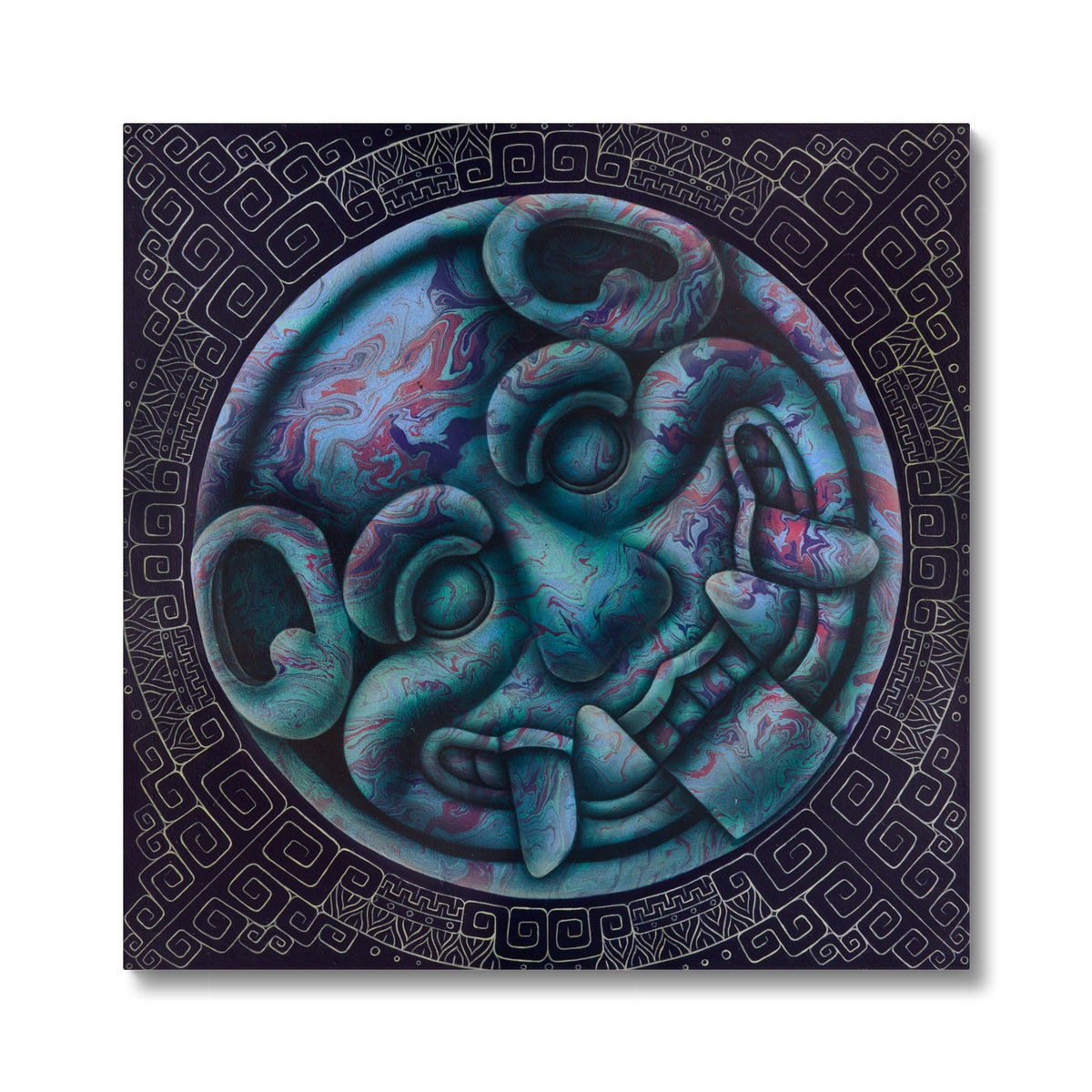 Disco del Jaguar Canvas