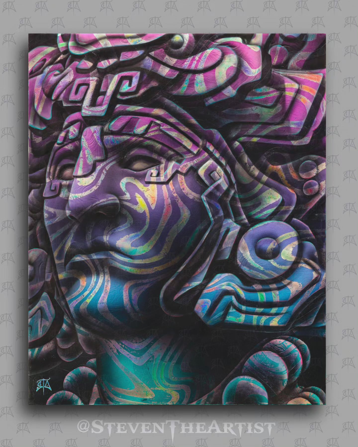 Guerrero de la luz Original painting