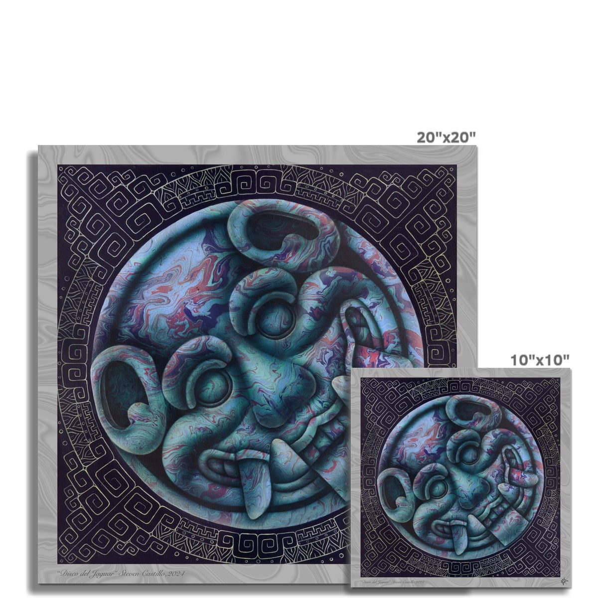 Disco del Jaguar Fine Art Print