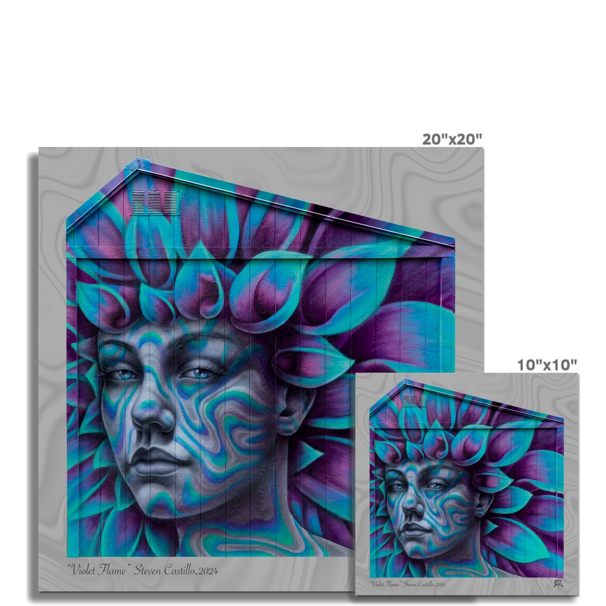 Violet Flame Fine Art Print