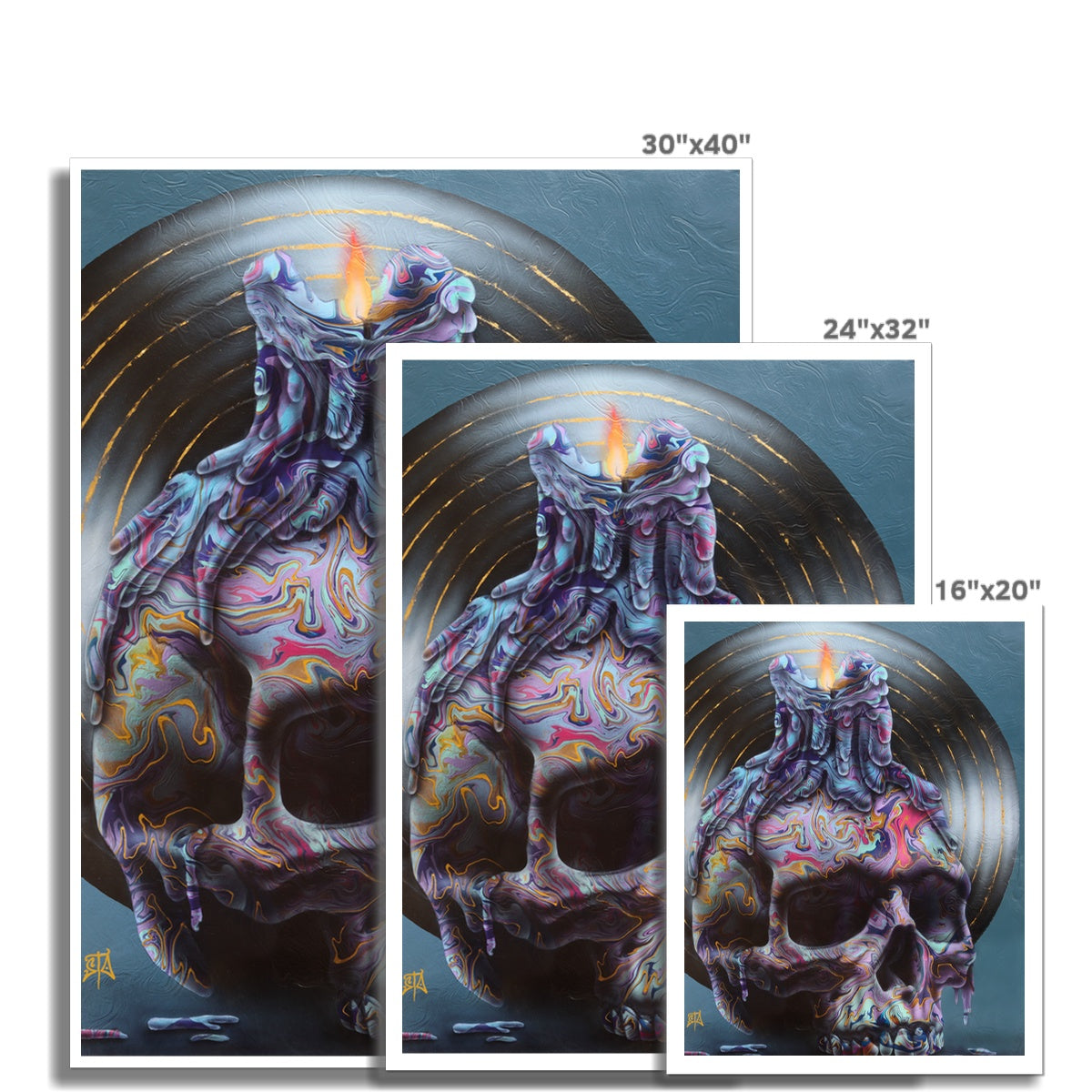 mors vincit omnia Fine Art Print