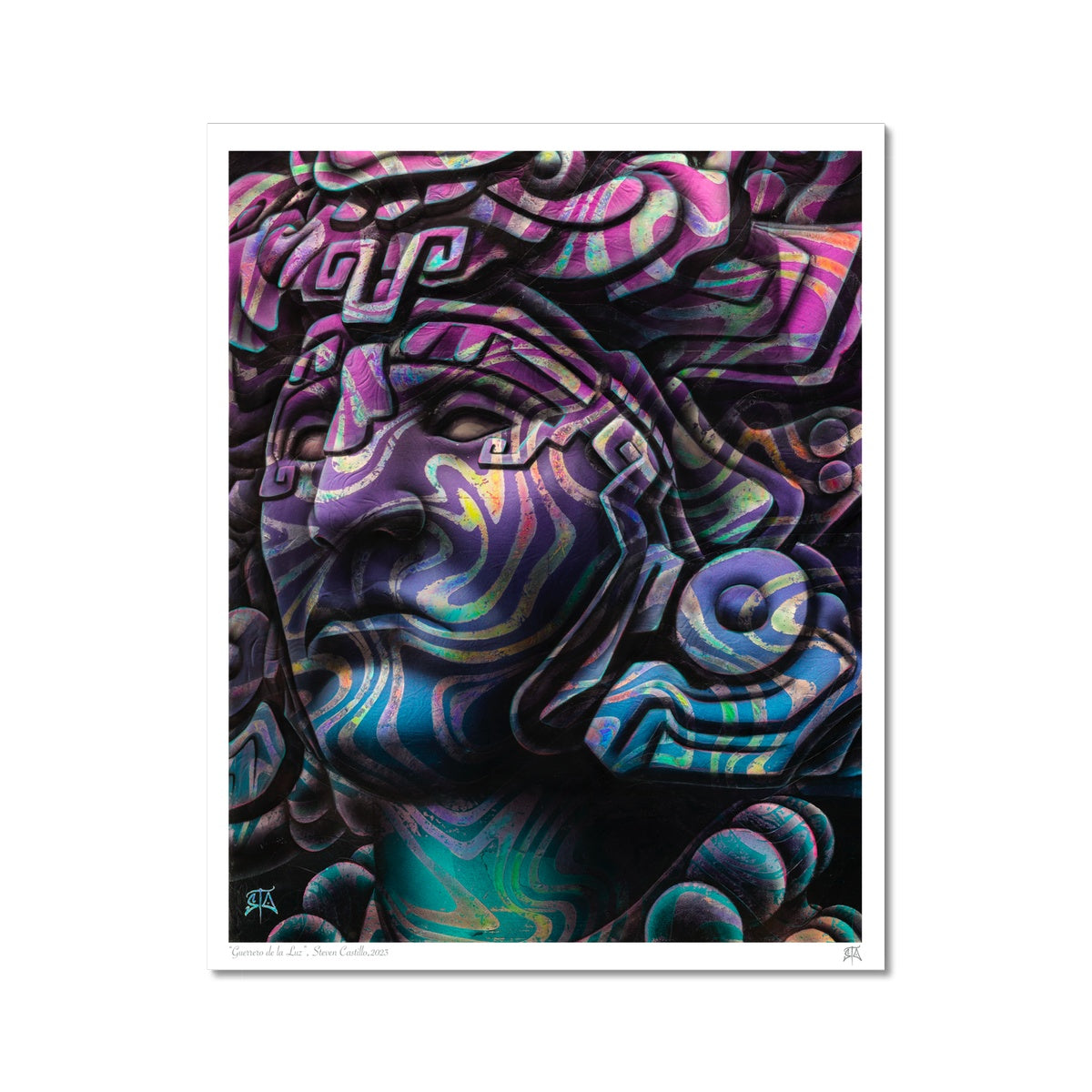 Guerrero de la luz Fine Art Print